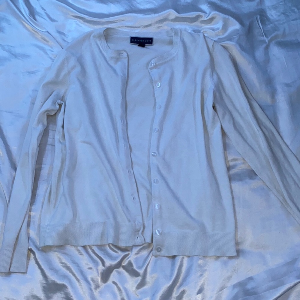White button up long sleeve, size S from Karen Scott